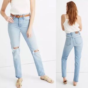 NWT Madewell Classic Straight Full Length Jean 28